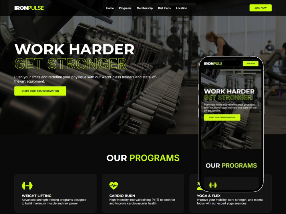 Gym Template